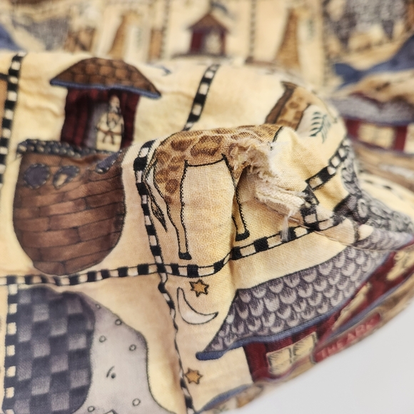 Accessories Unlimited Canvas Bag Noah's Ark Large Tote - Picture 3 of 16